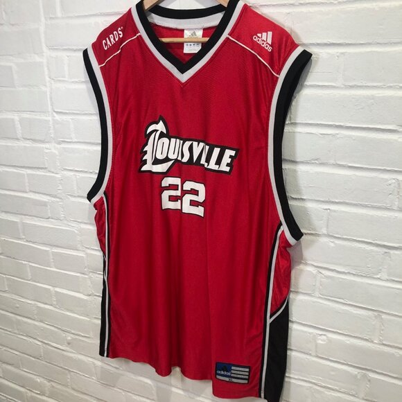 Adidas Louisville Cardinals #22 NCAA Basketball Jersey Reece Gaines Men's XL - Picture 3 of 7